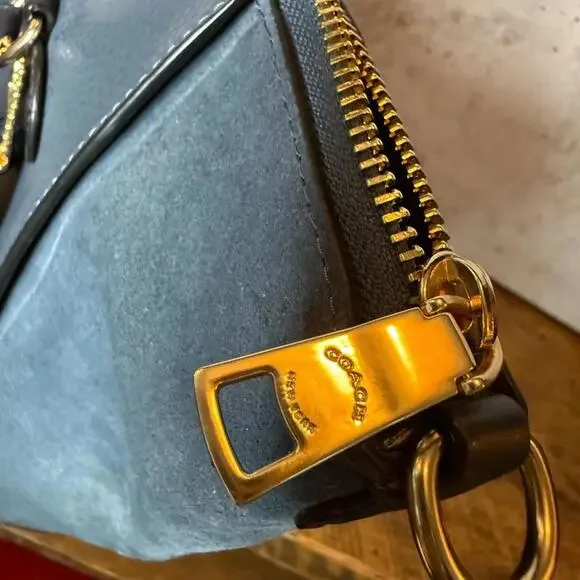 Coach NWT Kleo Carryall in Denim Blue– Style C5689 - Picture 6 of 10